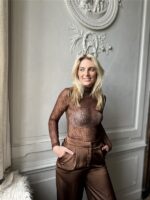 Top Tsl1720 Dentelle Fine Bruin