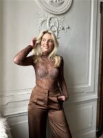 Top Tsl1720 Dentelle Fine Bruin