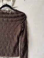 Top Tl1452 See Through Lace Choco