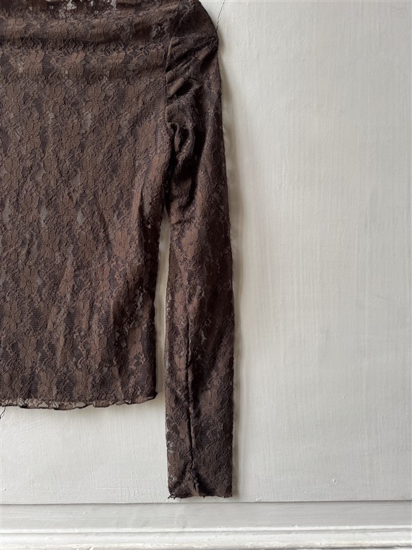 Top Tl1452 See Through Lace Choco