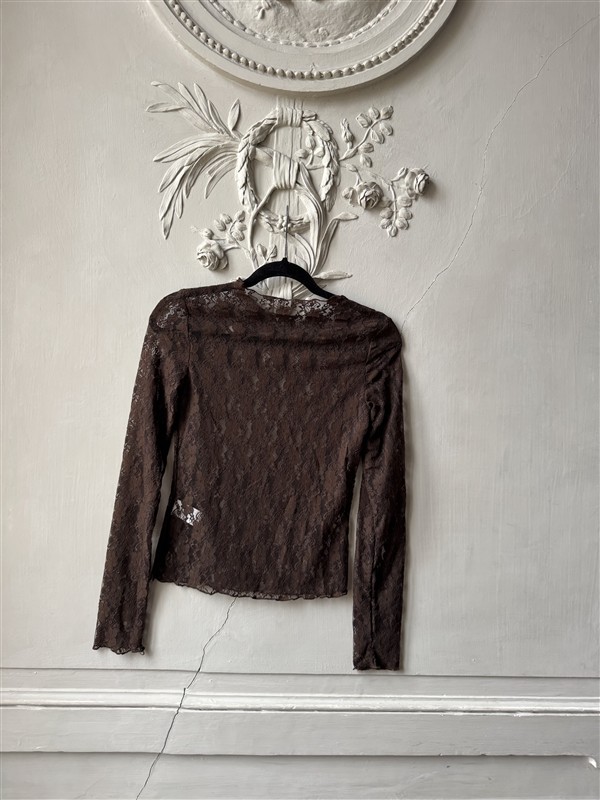 Top Tl1452 See Through Lace Choco