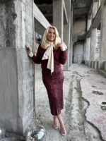 Midirok Trezzano Paillet Frons Bordeaux