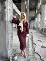 Midirok Trezzano Paillet Frons Bordeaux