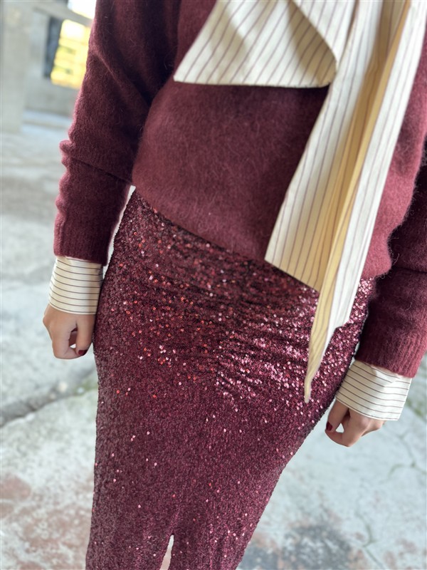 Midirok Trezzano Paillet Frons Bordeaux