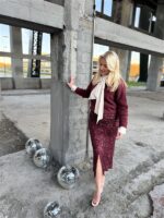 Midirok Trezzano Paillet Frons Bordeaux