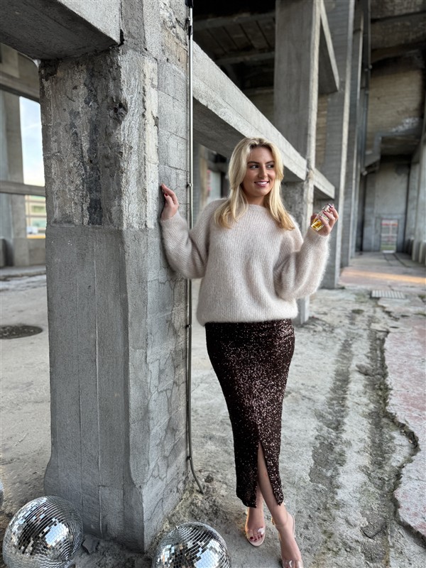 Midirok Trezzano Paillet Frons Choco