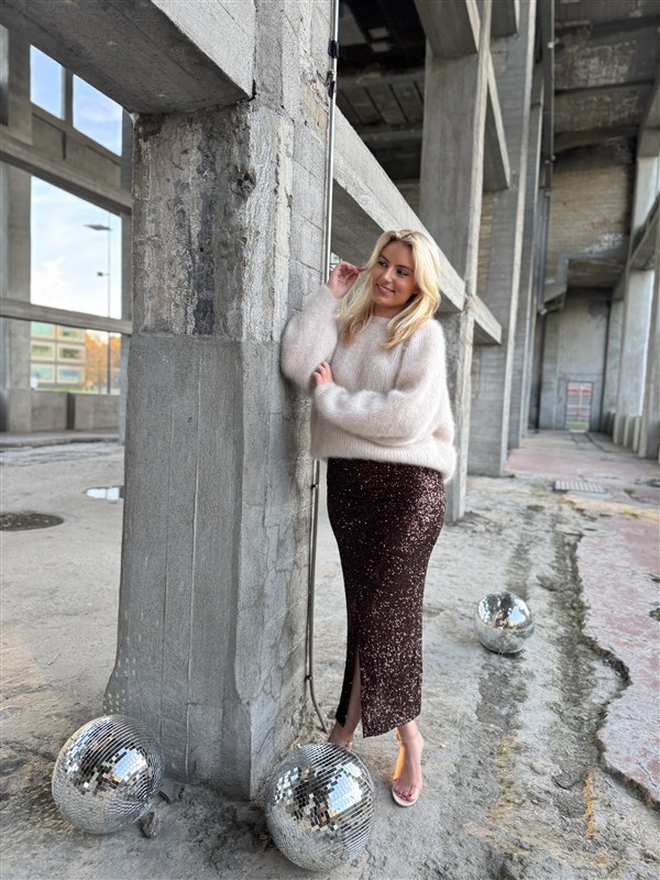 Midirok Trezzano Paillet Frons Choco