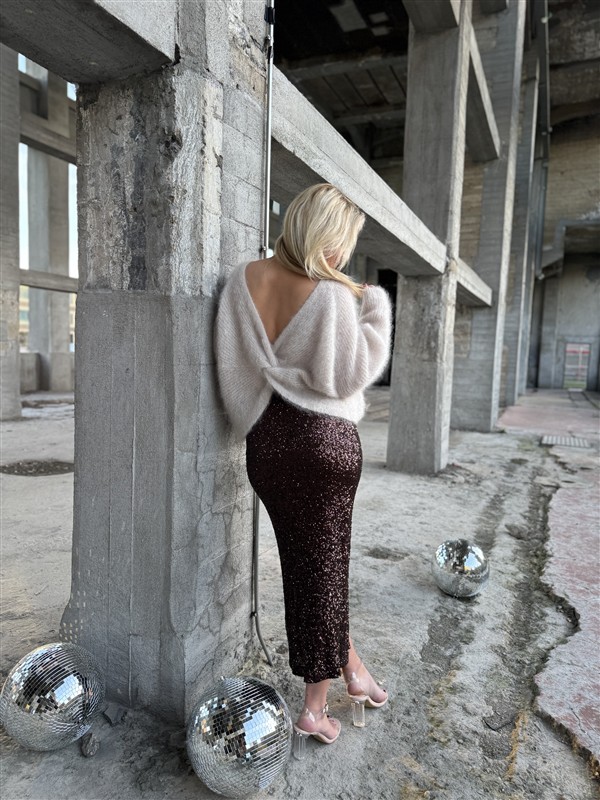 Midirok Trezzano Paillet Frons Choco