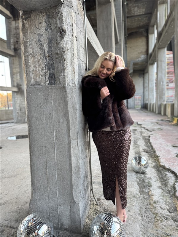 Midirok Trezzano Paillet Frons Choco