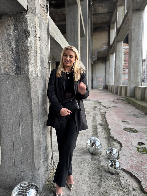 Lurex Suit 31550 Zwart