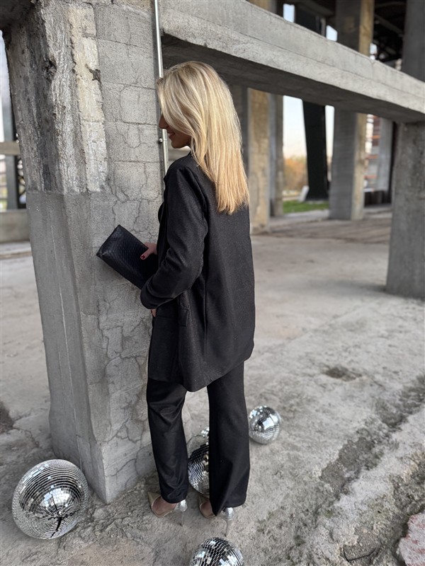 Lurex Suit 31550 Zwart