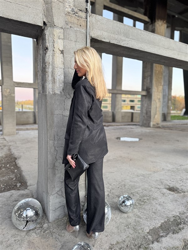 Lurex Suit 31550 Zwart