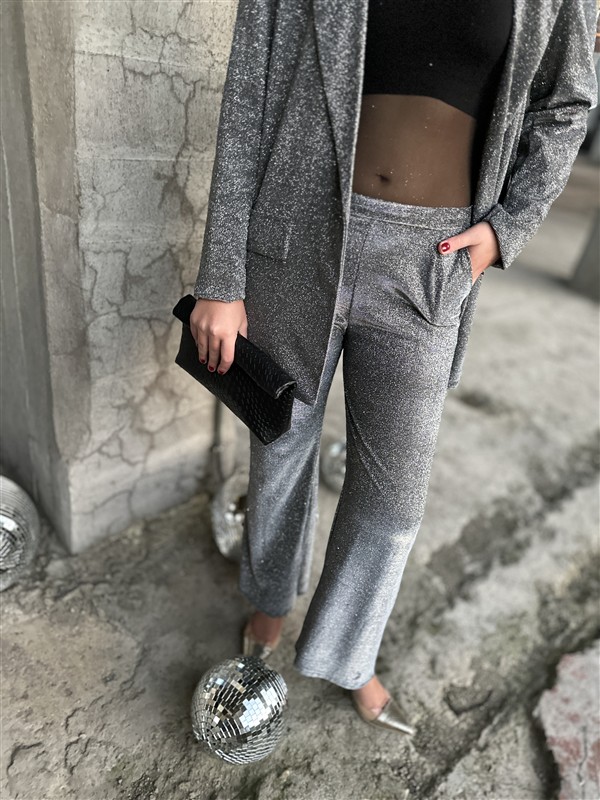 Lurex Suit 31550 Zilver