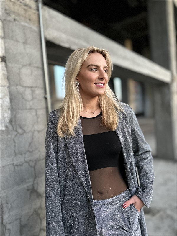 Lurex Suit 31550 Zilver