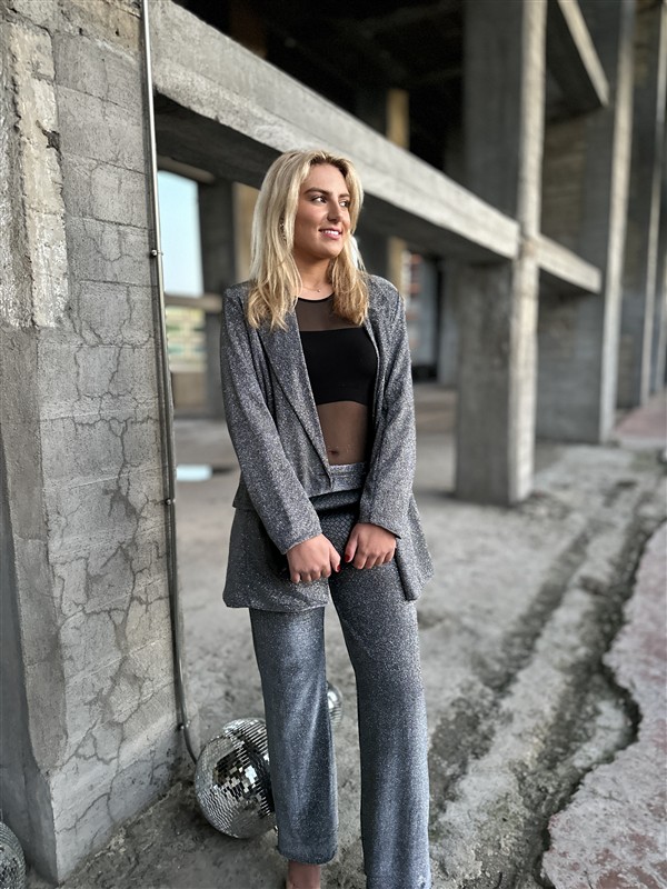 Lurex Suit 31550 Zilver