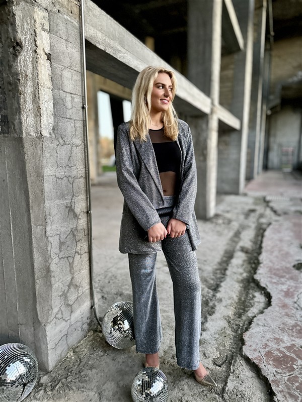 Lurex Suit 31550 Zilver