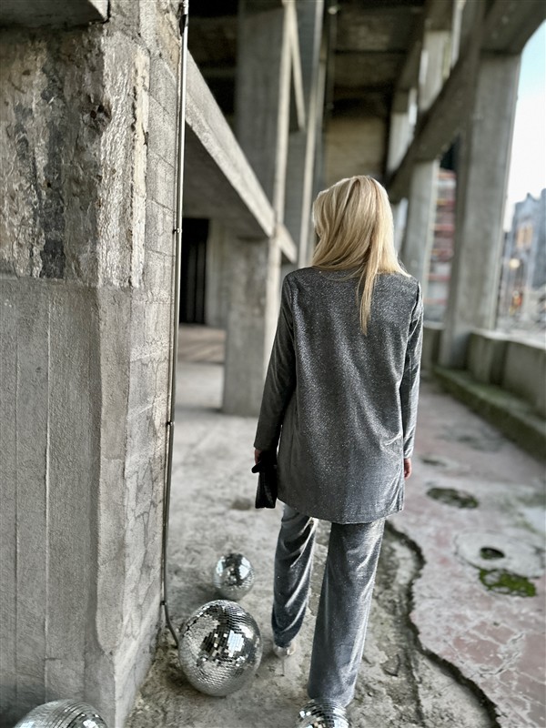 Lurex Suit 31550 Zilver