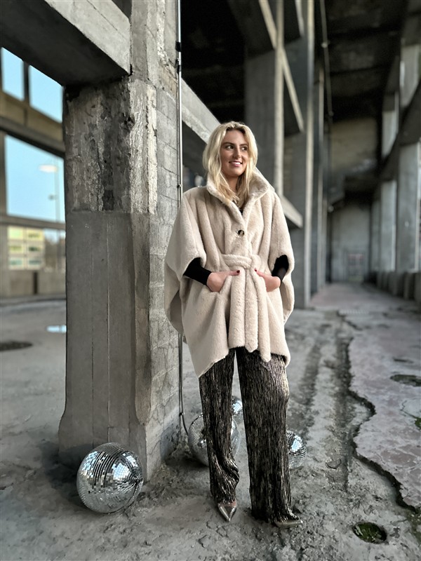 Lurex Broekje Marlon Zwart Goud