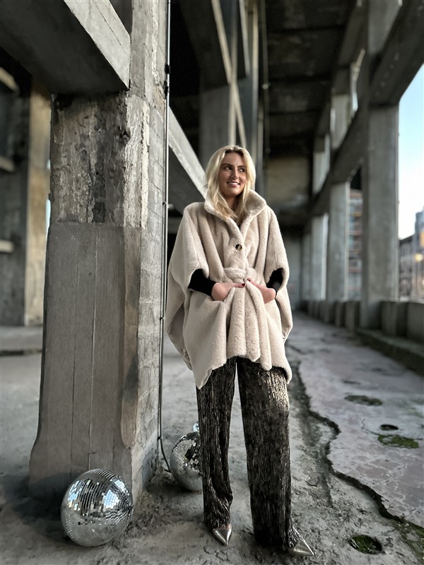 Lurex Broekje Marlon Zwart Goud