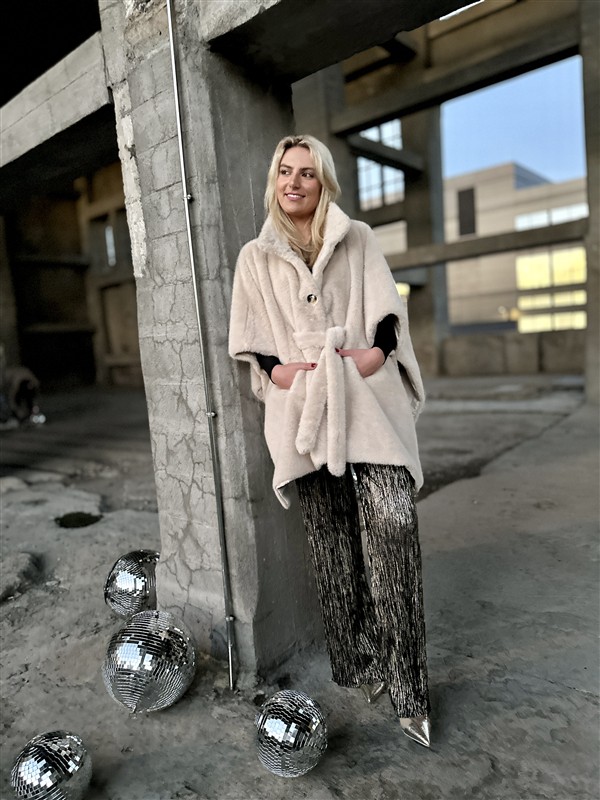 Lurex Broekje Marlon Zwart Goud