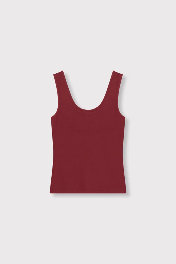 Alix Knitted Tanktop Bordeaux