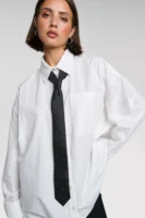 Alix Oversized Hemdsblouse