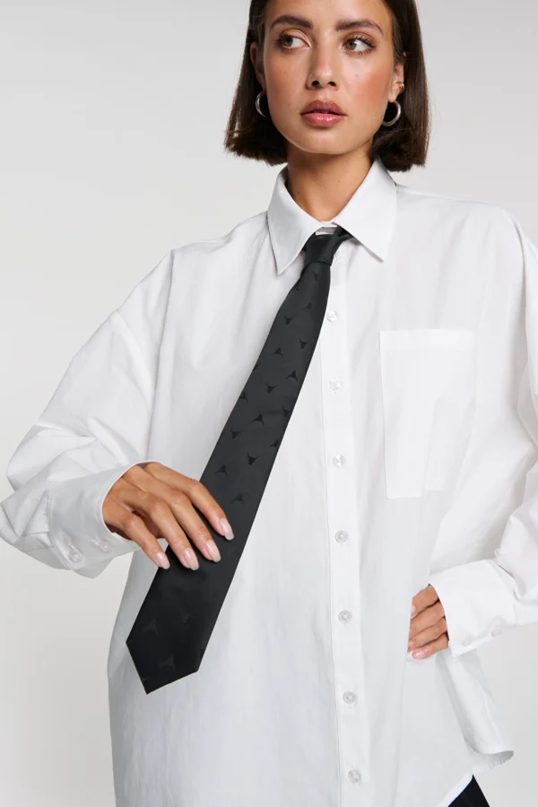 Alix Oversized Hemdsblouse