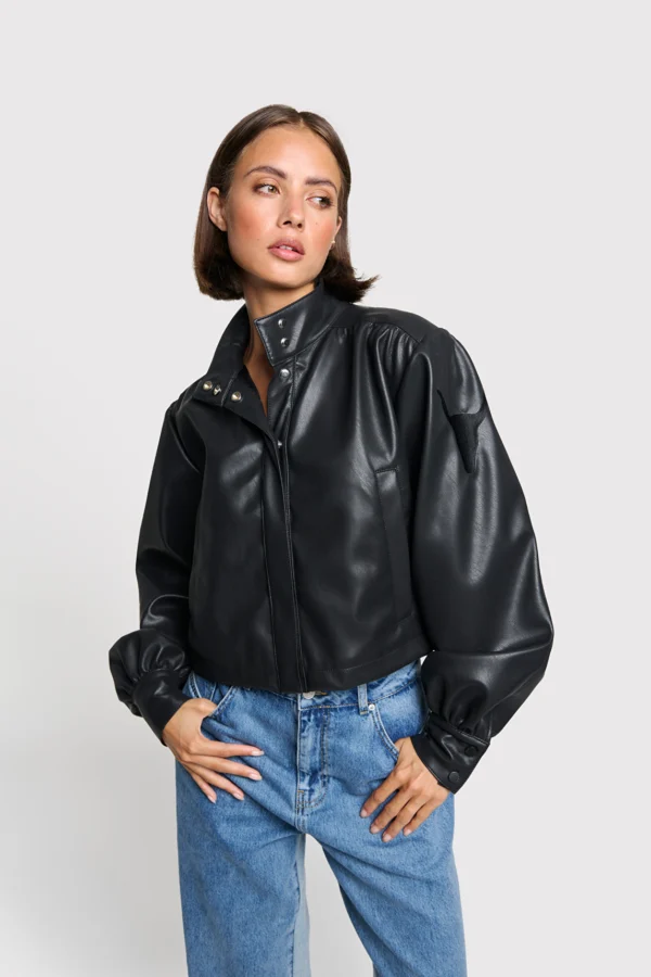 Faux Leather Jacket 2512413492