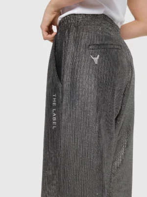 Alix Foil Boucle Pants