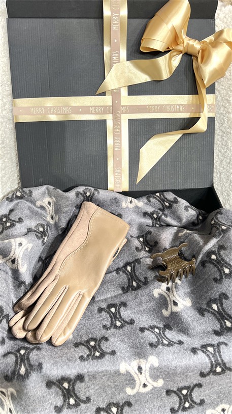 Giftbox 21 Grey & Gold Luxe