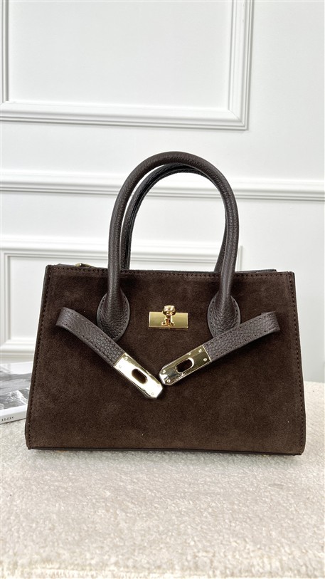 H-Bag Combi Leder bruin