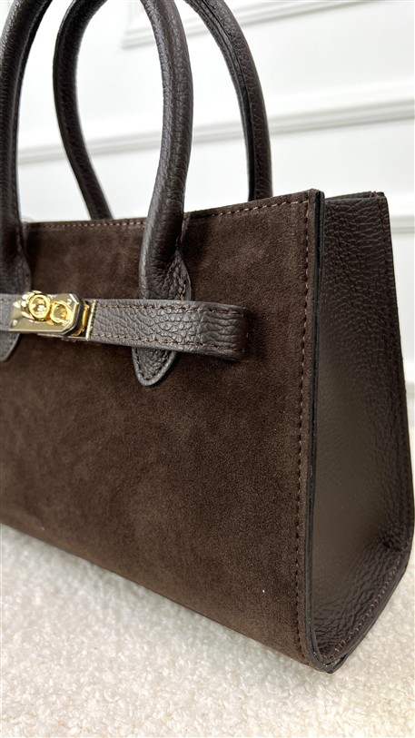 H-Bag Combi Leder bruin