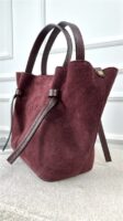 Tas Bordeaux Combi Suede + Leder