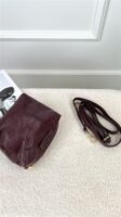 Bucket Bag Combi Suede + Leder Bordeaux