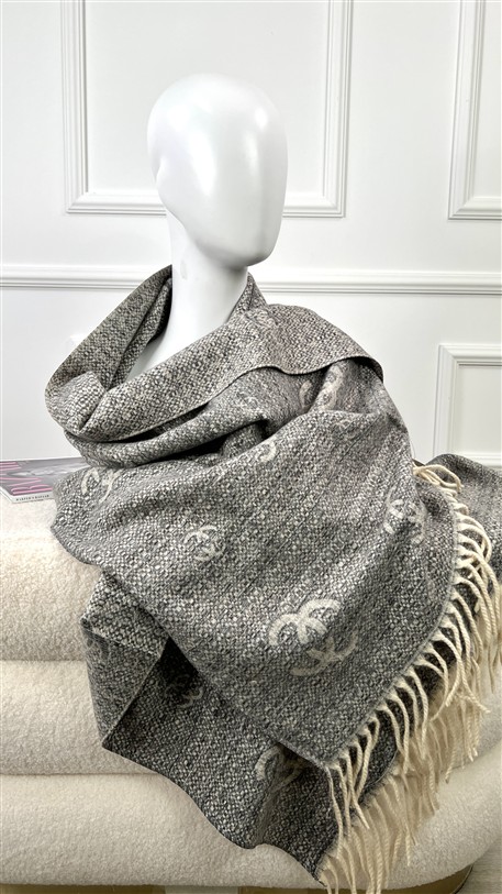Sjaal Gespikkeld Cc Grijs