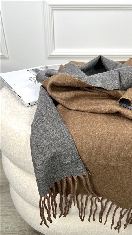 Sjaal Wj5291 Ton Sur Ton Bruin