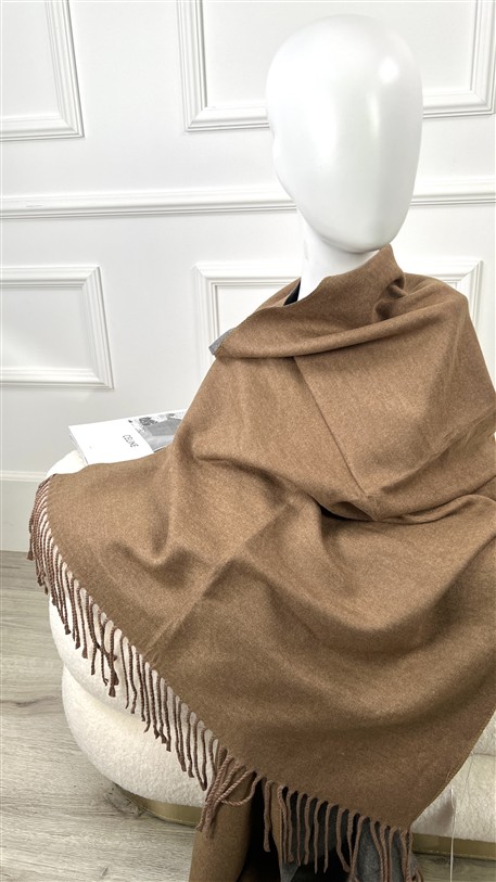 Sjaal Wj5291 Ton Sur Ton Bruin