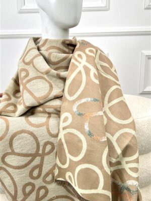 Loew Sjaal All Over Beige