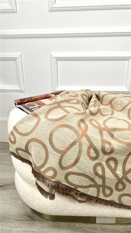 Loew Sjaal All Over Beige