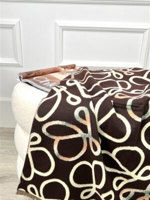 Loew Sjaal All Over Bruin