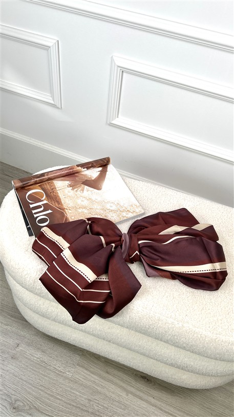 Silk Scarf Bordeaux
