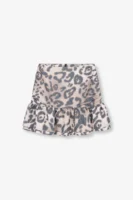 ALIX Jaguar Mini Skirt Animal Print 250325005