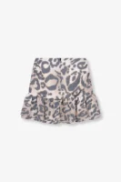 ALIX Jaguar Mini Skirt Animal Print 250325005