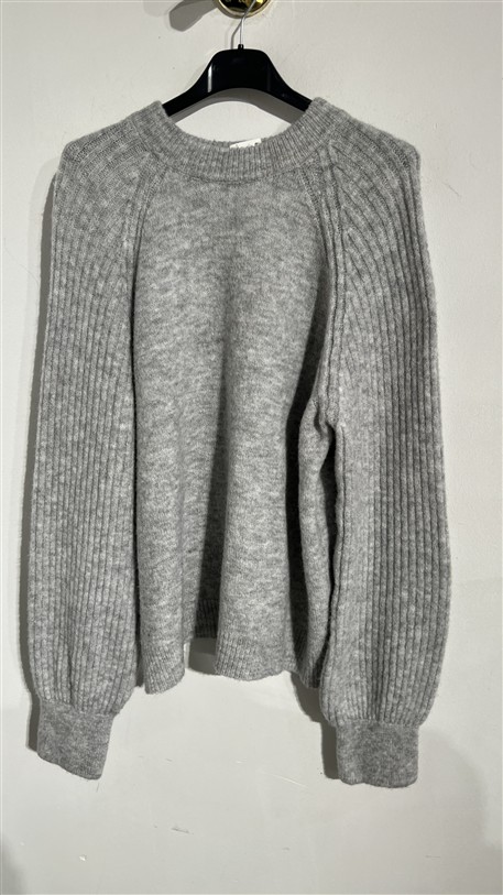 Knit 50878 Mix Knit Mouw Ribbel