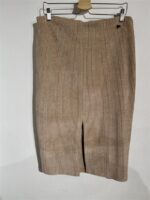 Midirok Iva Corduroy Frontsplit Camel