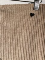 Midirok Iva Corduroy Frontsplit Camel