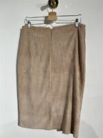 Midirok Iva Corduroy Frontsplit Camel