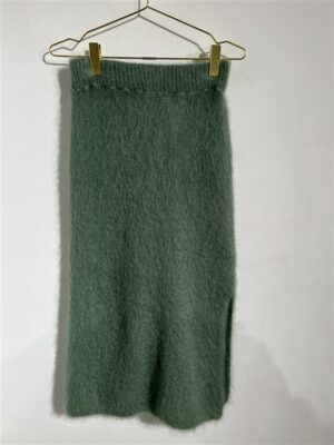 Kid Mohair Rok 24219 Met Split Green