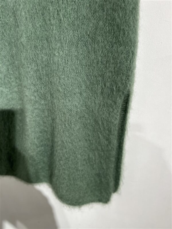 Kid Mohair Rok 24219 Met Split Green