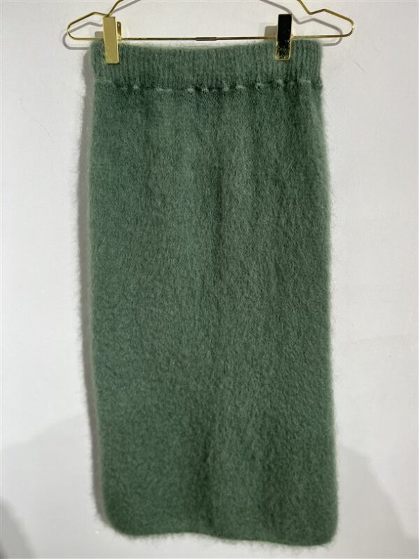 Kid Mohair Rok 24219 Met Split Green
